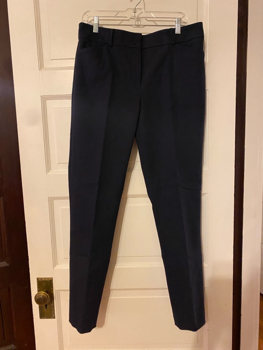 LOFT Navy Pants - Marisa Skinny - 12 Tall